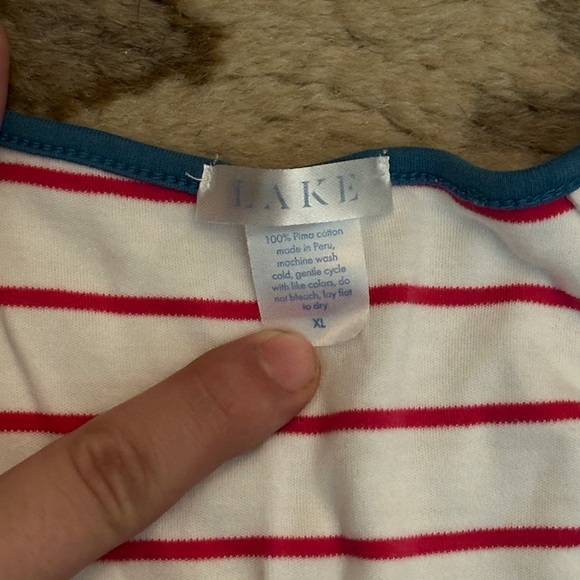 Lake Pajamas Short Short Set in Ruby - Picture 4 of 6